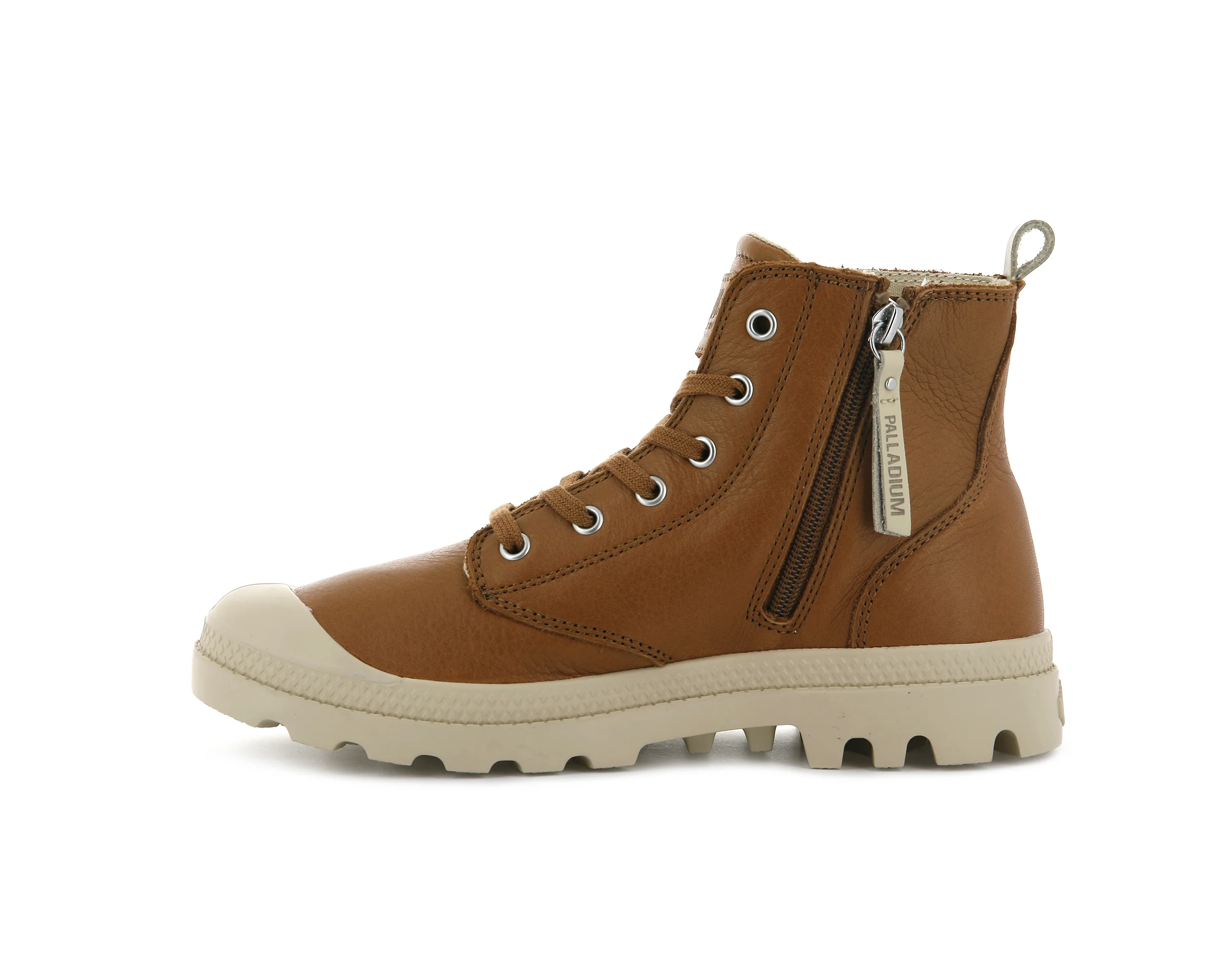 76695-223-M | PAMPA HI ZIP LEATHER | APRICOT - Image 4