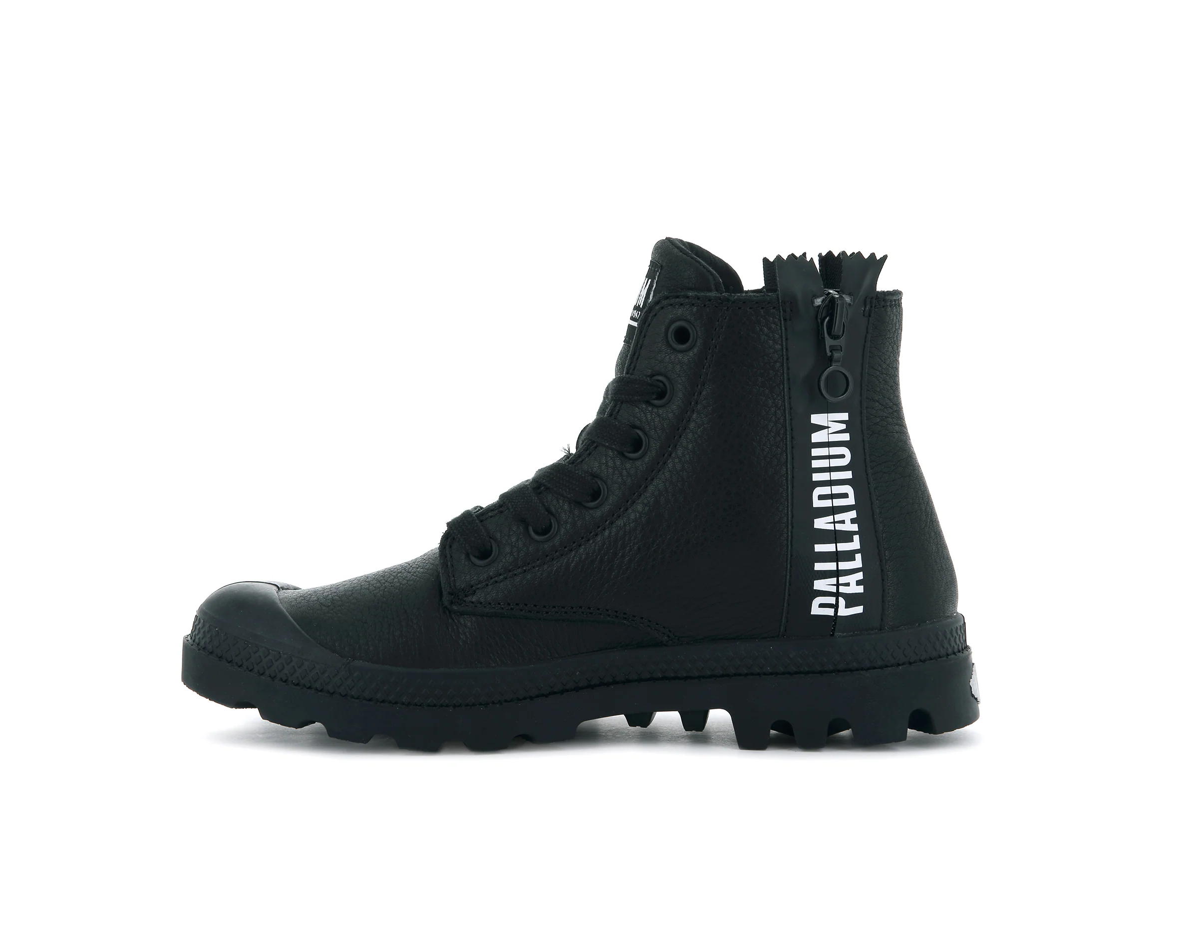 96857-008-M | PAMPA UBN ZIPS LEATHER | BLACK/BLACK - Image 4